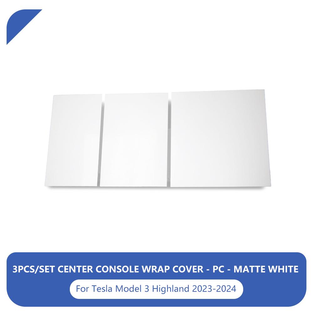 3Pcs  Anti-scratch Center Console Cover for Tesla Model 3 Highland 2025 Center Control Sticker Decoration Interior Accessories Model 3 highland