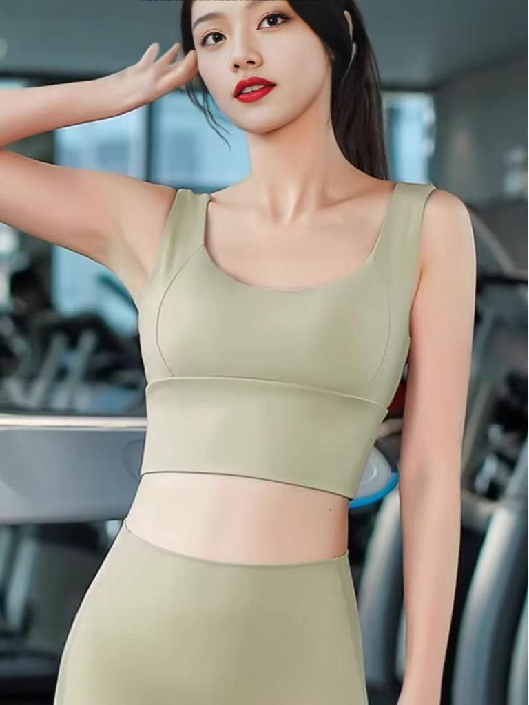 Stoßfester Sport-BH für Damen: Rückenstützendes Lauf-, Yoga- & Fitness-Top