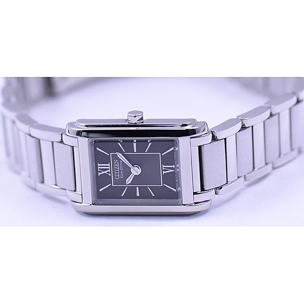 Citizen Femei FRA36-2431 ( Ceas FORMA Eco-Drive pentru femei) Ceas dreptunghiular argintiu inoxidabil