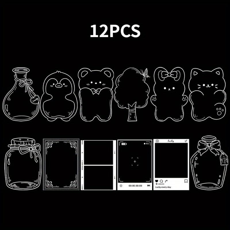 Dried Flower Bookmark Set Handmade Diy Material Embossed Transparent Bottle Specimen Spring Memorial Gift Creative Handmade Bookmark for Students