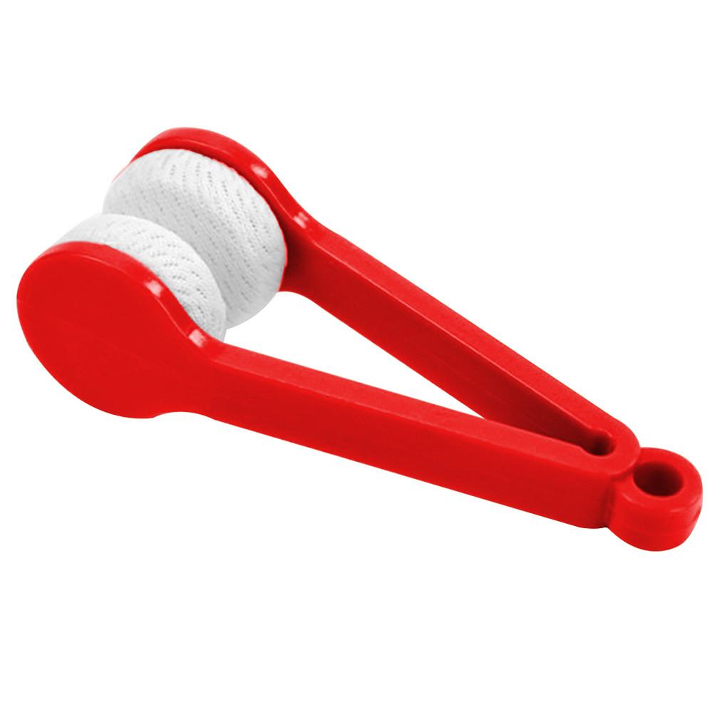 

1 шт. Щетка для чистки очков Очки Мини Микрофибра для чистки красный