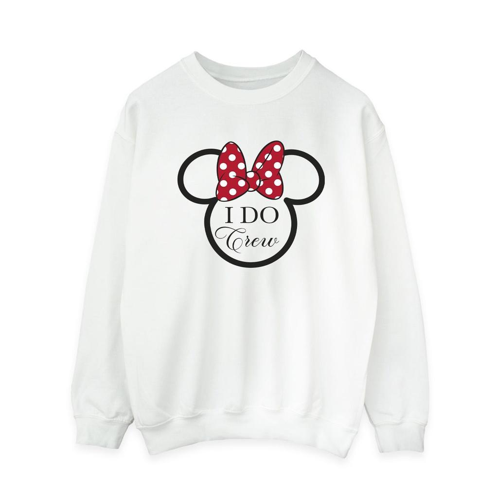 Disney Womens/Ladies I Do Crew Minnie Mouse Sweatshirt