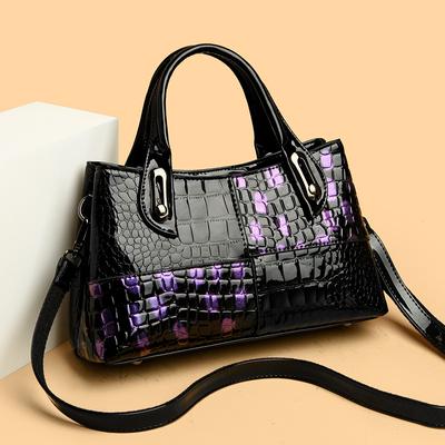 Fashion Embossed Snake Pattern Women's Bag Handbag Urban Simple Women's Mother Bag Shoulder Messenger Bag