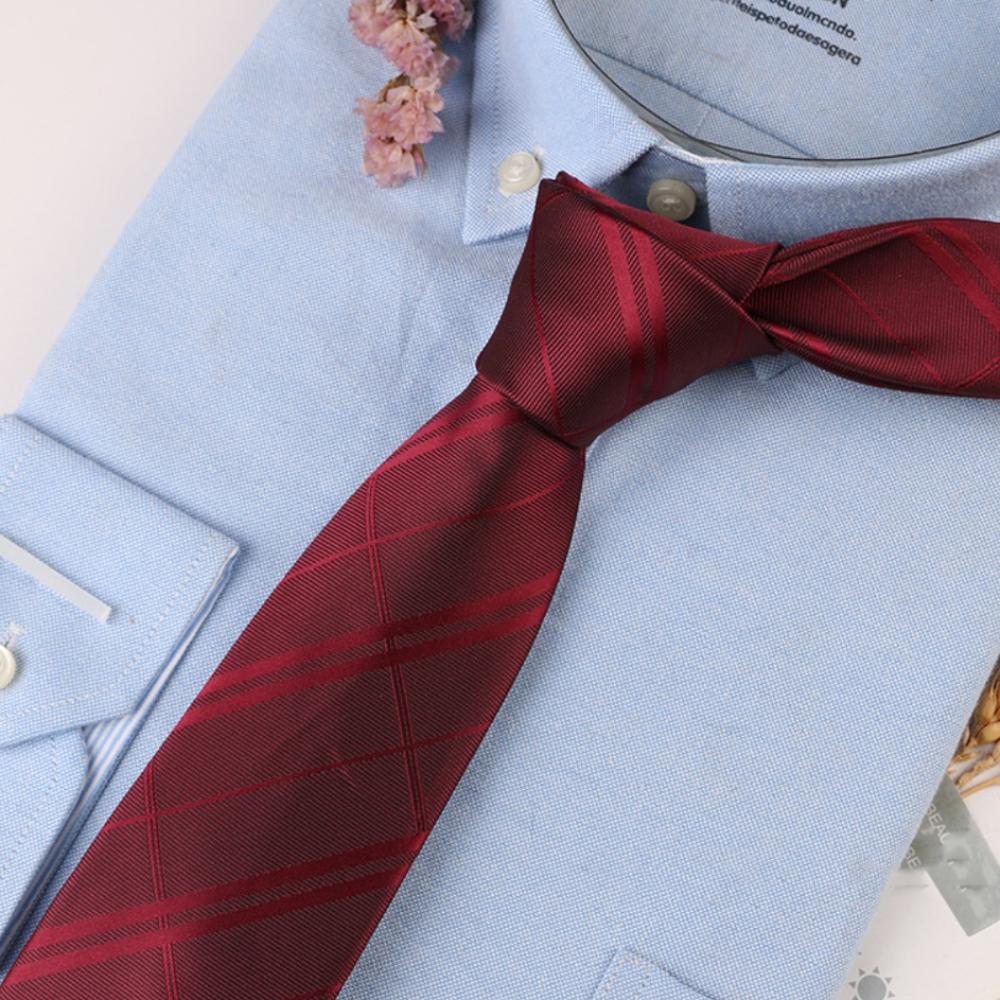 Regulowany Żakardowy Krawat Kwiatowy Miękki Pasiasty Dzianinowy Krawat Akcesoria do Garnituru