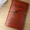 Journal Notebook Loose-Leaf Refillable Faux Leather Cover with Elastic Strap