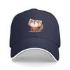 Red panda happy Baseball Cap Military Cap Unisex beach hat custom Hat Vintage Caps Women Unisexs