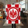 1PC Frankfurt Football Print Flannel Blanket, High quality All Seasons, Home Decor, Warmth and Comfort, Perfect for Christmas Gifts