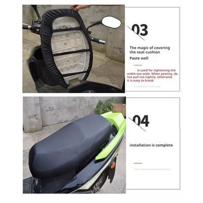 Waterproof Motorcycle Seat Cover Dustproof Scooter Cushion With Sun Protection Stretch Leather Storage Bag Dropshipping
