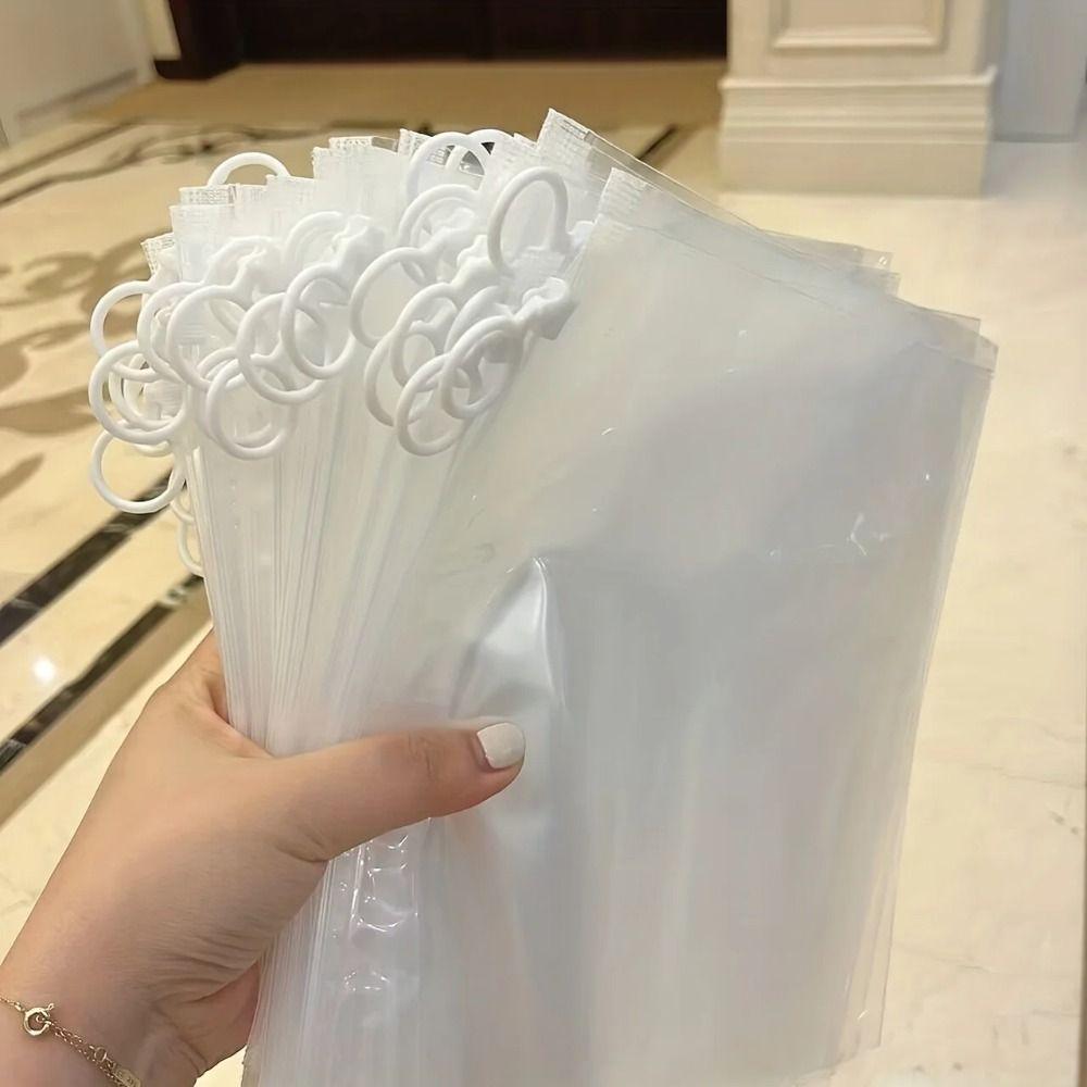 20pcs 20 Silk Sundries Sorting Bag HD Transparent Travel Sock Packaging Zipper Bag  Travel