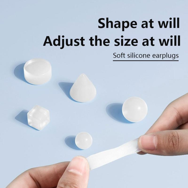 Silikoniniai miego ausų kamštukai Triukšmo mažinimas Anti-knarkimas Garso izoliacija Ausų kamštukas Plaukimo ausų kamštukai Vandeniui atsparūs Ramus miegas