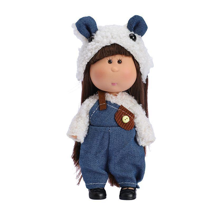 14Cm Mini Potato Doll Mia Figure With Clothing Set Accessories Keychain Pendant Bag Decoration Cute Dress Doll Toy Friends Gifts