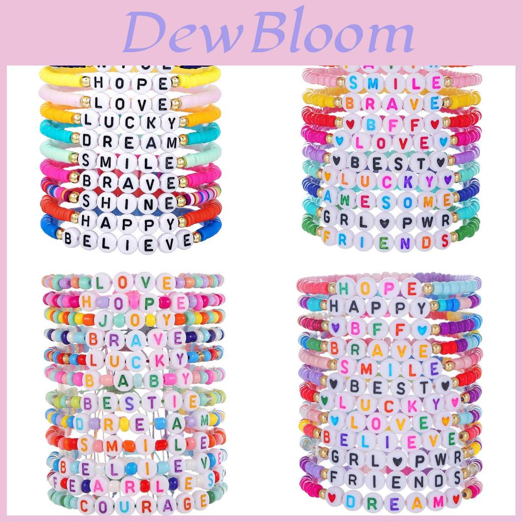 Bohemian Style Friendship Bracelets With Acrylic Alphabet Beads For Men And Women