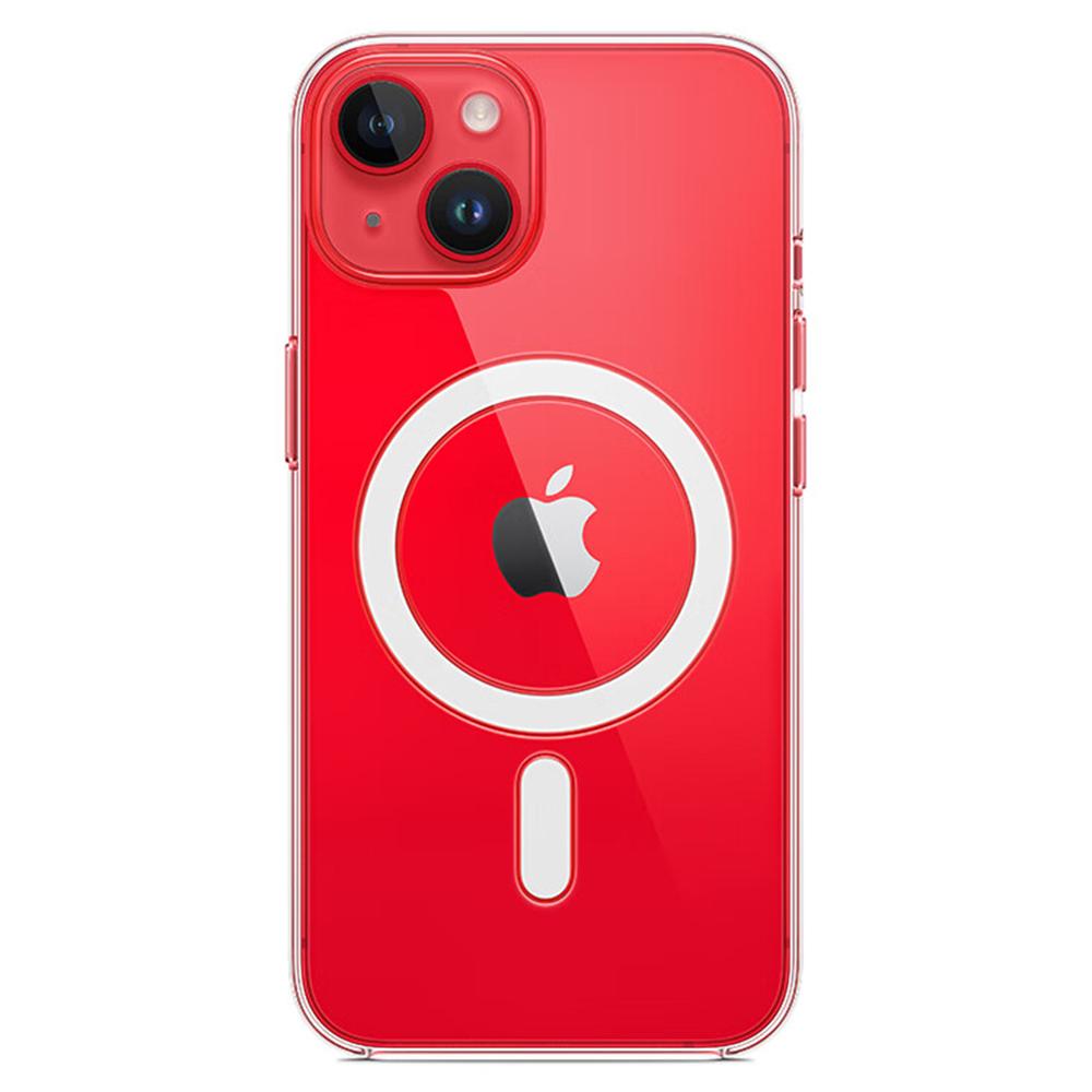 For iPhone 15 Plus Case Compatible with MagSafe Hard PC Clear Phone Back Cover