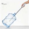 Effortless Cleaning Tool for Mineral Water Barrels Extra Long Stainless Steel Bucket Brush, Flexible High Density Bristle Curved Head Scrubber Narrow