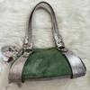 Y2k Punk Style Shoulder Bag Vintage Patchwork Large-capacity Underarm Bag Rivet Diamond Decor Women's Fashion Commuter Handbag