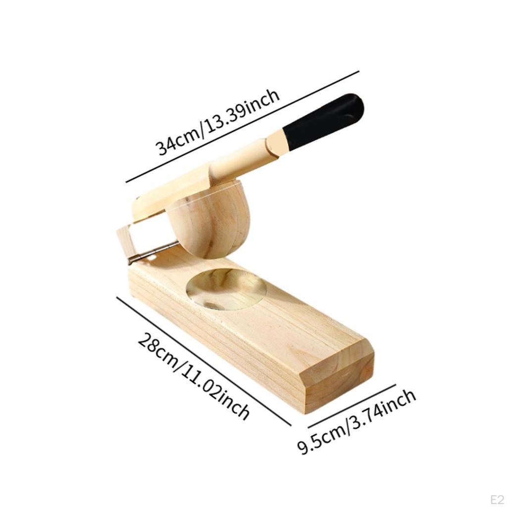 Drewniana Maszynka do Mochi Qingming Skórka Owocowa Narzędzie Ręczne Akcesoria Kuchenne Wyciskanie Ciasta
