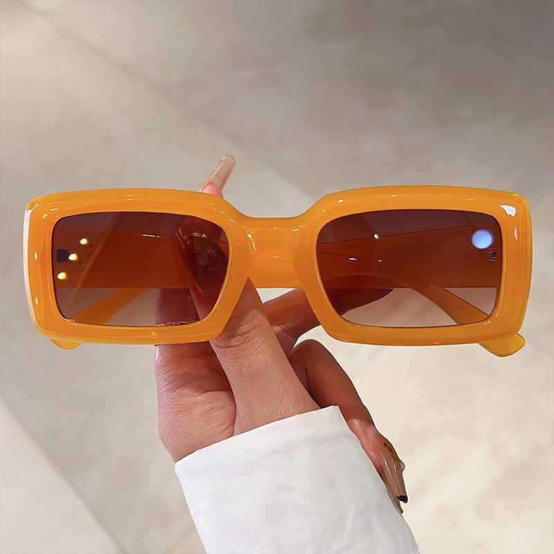 Retro Rectangle Sunglasses Women Fashion Square Gradient Candy Color Shades Sun Glasses Brand Design UV400 Female Eyewear