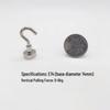 Punch-Free Neodymium Magnetic Hook for Walls & Doors
