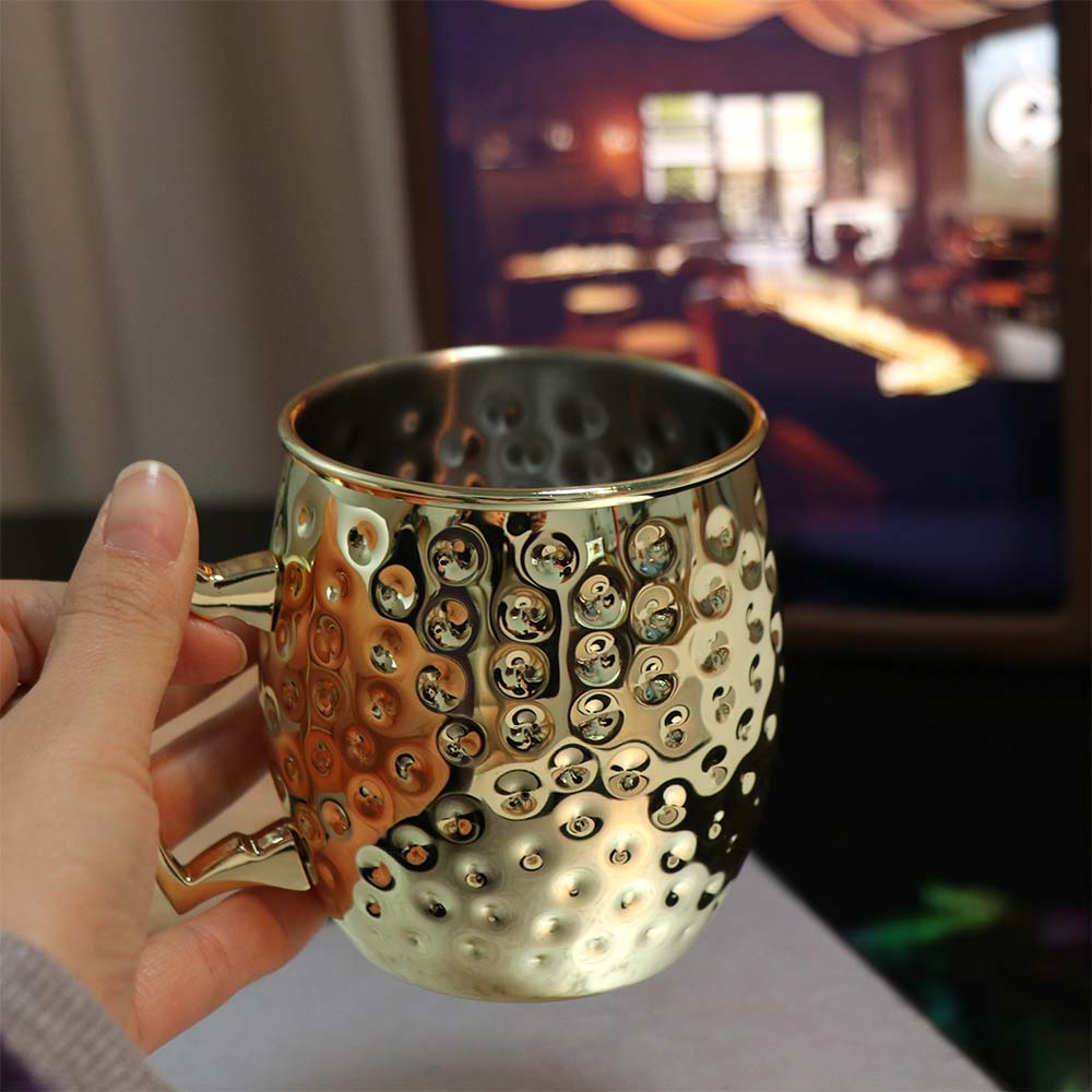 Wine Cup Stainless Steel Cup Drinkware Beer Cup durable Moscow Mule Mug Bar