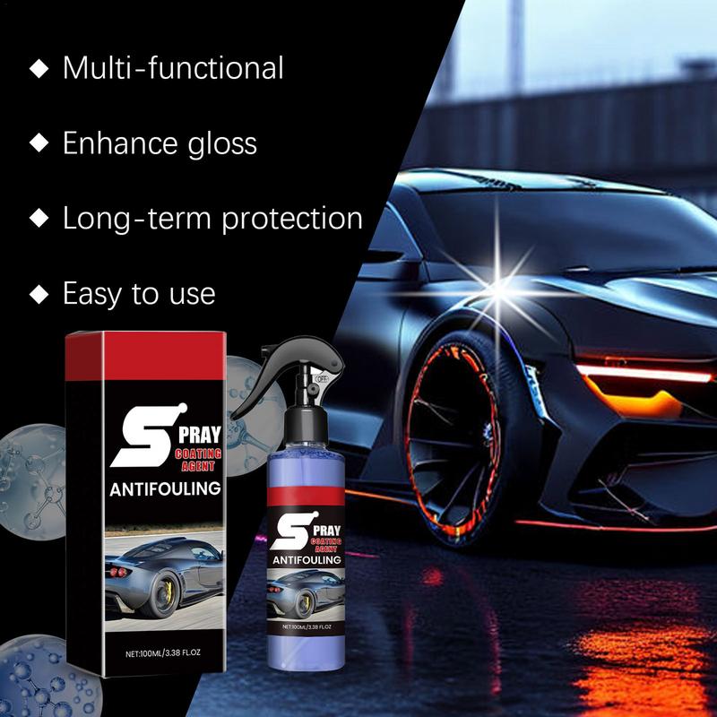 Quick Car Coating Spray Multi-functional Coating Renewal Agent 100ml Car Anti Dirt Coating Agent Spray High Protection Quick Car