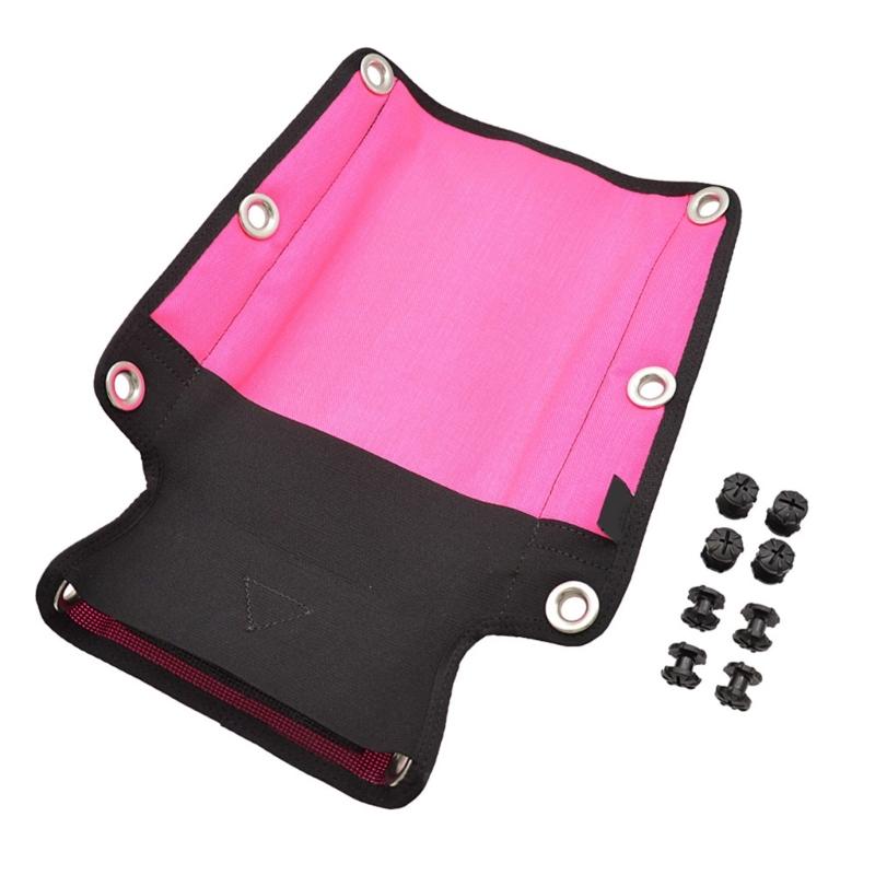 Heavy Duty Nylons Diving Harness Back Plate Pad Scubas Diving Backplate Pad Professional Soft Diving Back Cushions