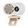 Portable Clip On Fan Type-C Charging Mini Rechargeable Pocket Fans Adjustable Handheld Fan for Travel Office Outdoor Camping