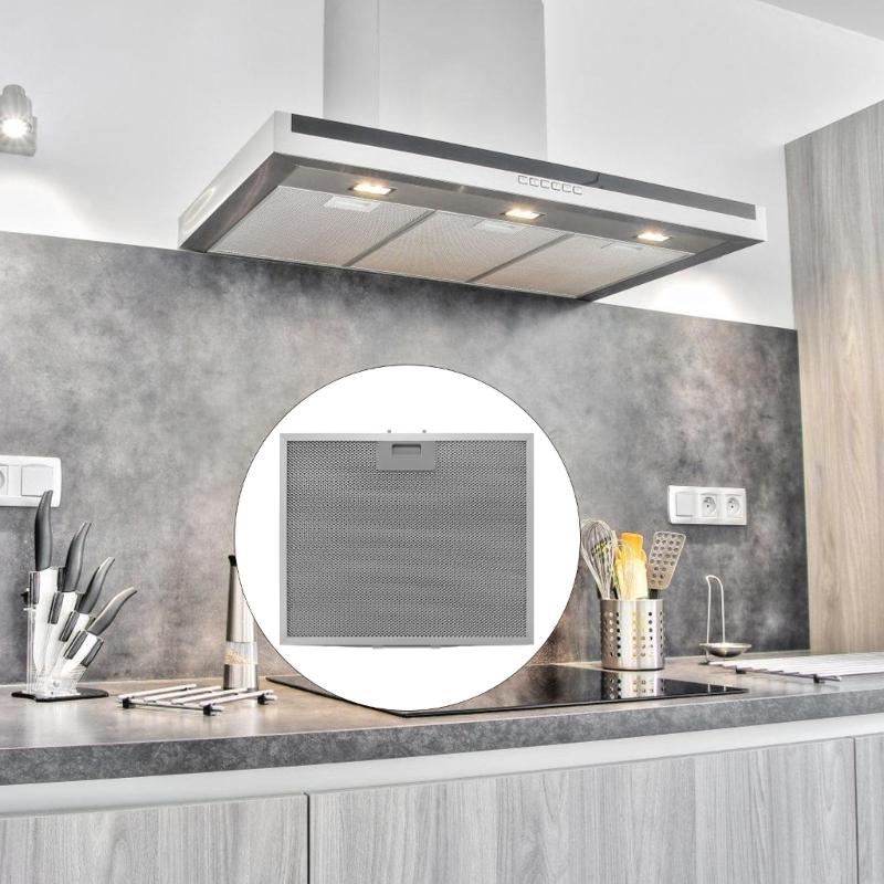 Reusable Kitchen Ventilation Filter Corrosion Resistant Aluminum Net With Tool Complimentary Installation