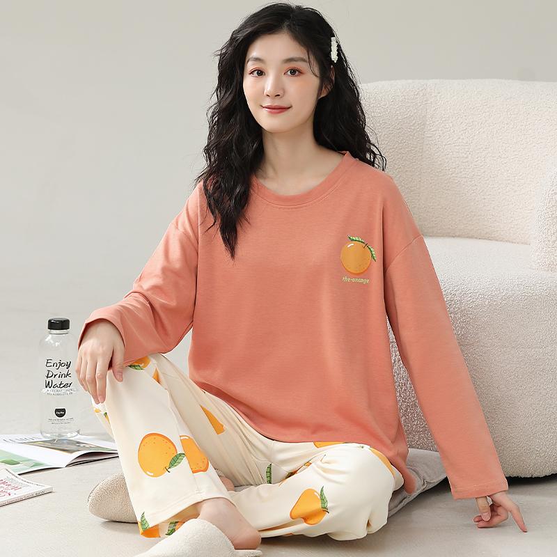Green Plaid Pajamas Cute Casual Sleepwear Long Sleeves Long Pants Autumn Winter Kawaii Pyjamas Cozy Pijamas Soft Nighty Lady Pjs