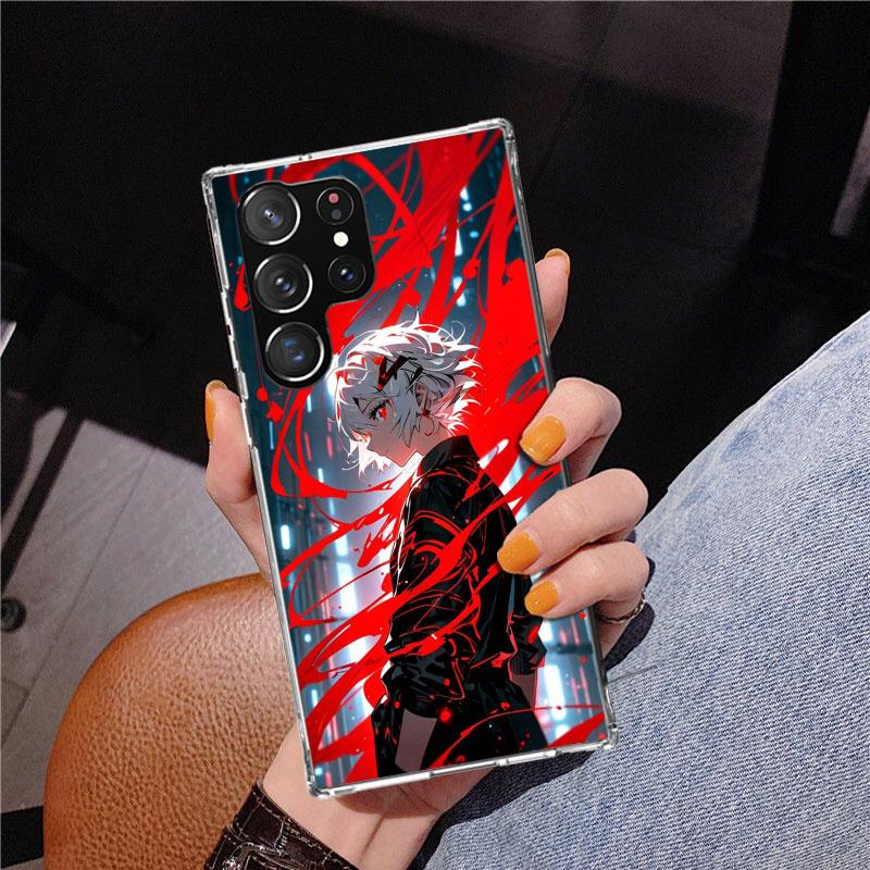 G-Ghoul Tokyo Touka Kirishima Phone Case For Samsung Galaxy S24 S25 Edge S26 Ultra S23 S22 S21 Plus S20 FE + Personalized Print