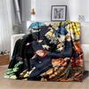 J-Jujutsu Kaisen Cartone Animato Anime Plaid Coperta Bambini Super Morbida per Divano Viaggio Divano Picnic Coperta in Flanella Regalo di Compleanno