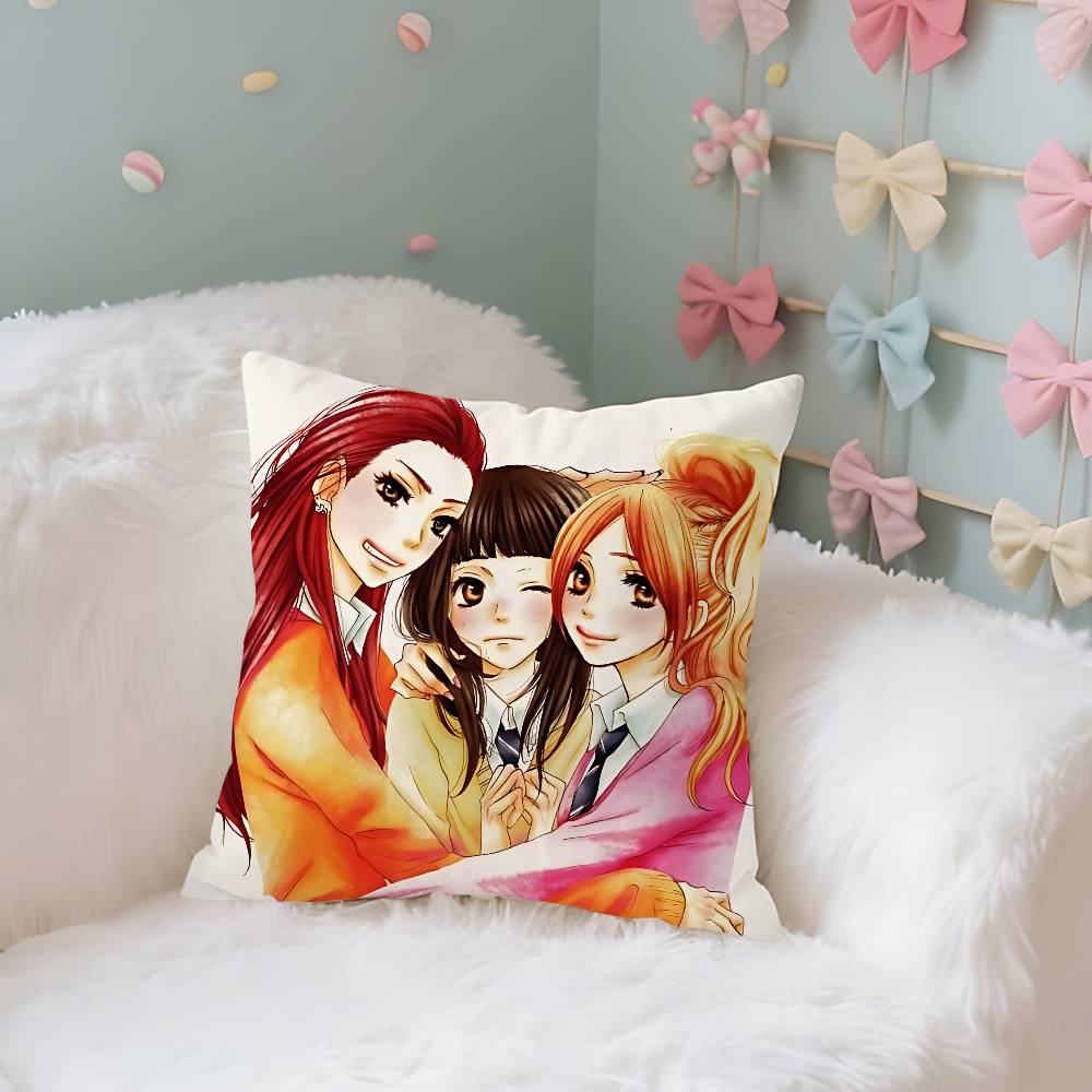 Kochou Shinobu Pillow Case Throw Pillow Cover Nordic Vintage Style Cushion Covers Home Living Room Sofa Couch Seat