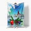 Winter Castle Tapestry Cozy Home Decor Nordic Style Throw Blanket Christmas Gift Dorm Room Decor Scenic Wall Hanging Holiday Vib