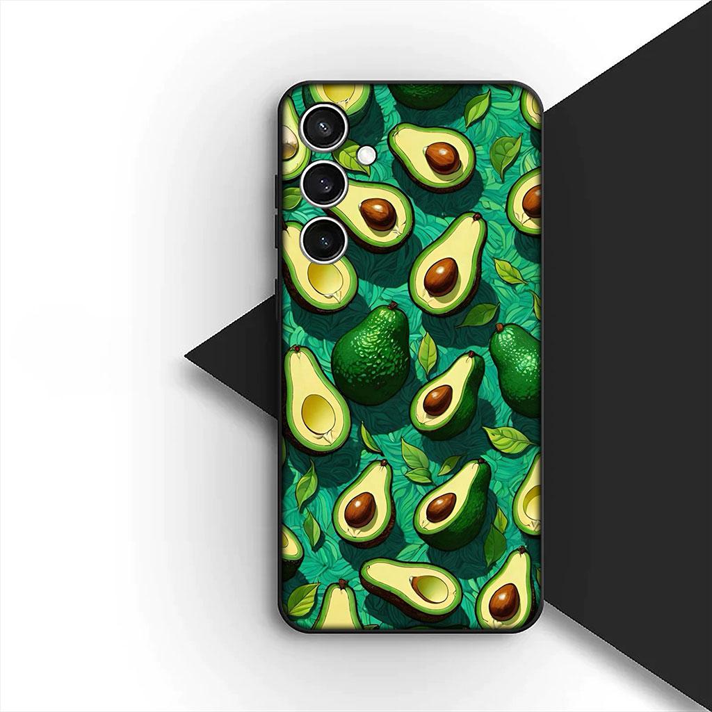 Phone Cover for Apple iPhone 17 Air 12 13 Pro Max Mini ProMax 7 + 8 Plus 7+ 8+ Soft Case Cherry Strawberry Fruit Summer Avocado