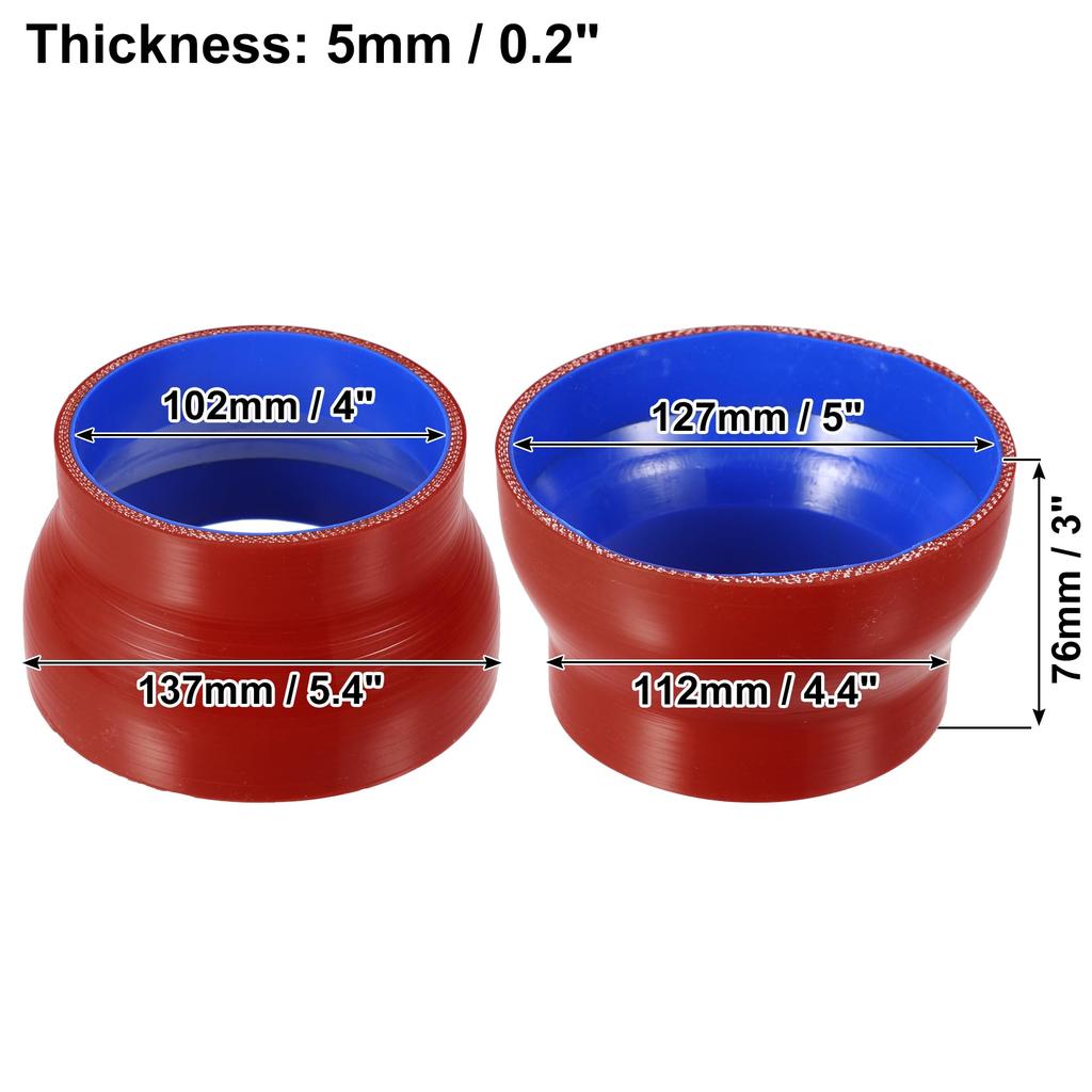 uxcell Silicone Hose, Silicone Tube, Intercooler, Turbo, Intake, Rager, Hose, Intercooler, Turbo, Heater, Hose,