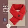 Electric Heating Scarf USB Charging Electric Heated Scarf Cold-Proof Heated Neck Scarf Washable for Climbing Hiking Cycling