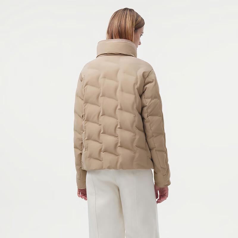 Tanboer Women's Short High-Neck Down Jacket