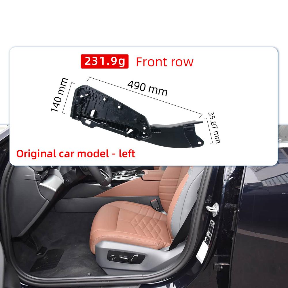 52105B360D1 Black Car Front Left Right Seat Side Support Frame Panel Bracket Cover Replacement For BMW 5 Series G68 2026-2026