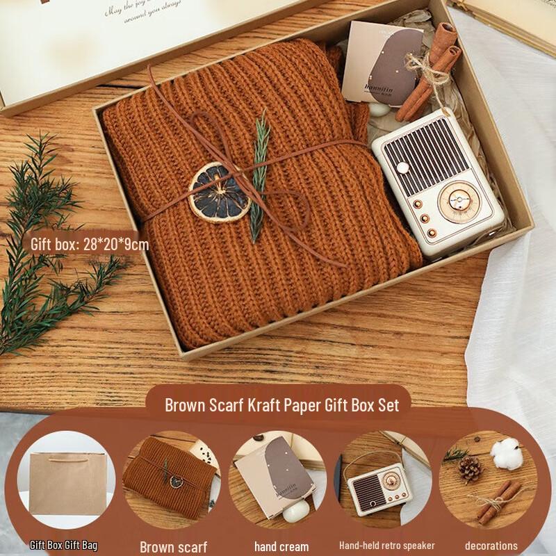 Ailan Huijia Scarf, Hand Cream & Speaker Gift Set