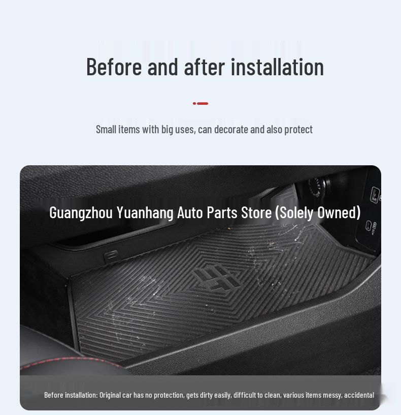 Compatible with 24 Jetour Traveler Models: Center Console Lower Storage and Glasses Box Enhanced Car Accessories.