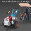 1:24 Scale Hand Held Agricultural Tractor Adjustable Rear Bucket Spray Sound Light Alloy Retro Agricultural Vehicle Boys Gifts