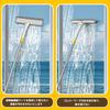 JEHONN Squeegee Dry Wiper 126cm Bath Glass Wiper Drain Wiper Cleans Water from Extendable, Mirrors/Walls/Windows/Grounds/Ceilings (Yellow)