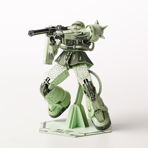 

si-gu-mi PRO MS-06F Zaku II Mobile Suit Gundam Paper 3D Puzzle DIY Craft Kit - A perfect gift for boys who love Gunpla and plastic models, or for adul