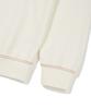WACKY WILLY Kiki Color Block Stitch Sweatshirt Cream