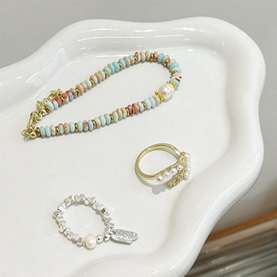 Modern Jewelry Dish Minimalist Key Dish Vanity Jewelry Holder Tray Desktop Organizer