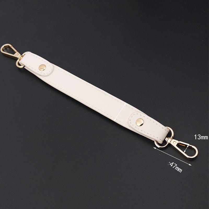 Correas de Cuero PU para Bolso Asa de Bolso Reemplazo Correa Corta de Bolso 27 cm de Longitud 1.3 cm de Ancho con Hebillas de Aleación de Zinc