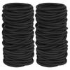 Pack of 100 Black Elastic Hair Bands, Secure Your Hair In Style Black Hair Tie