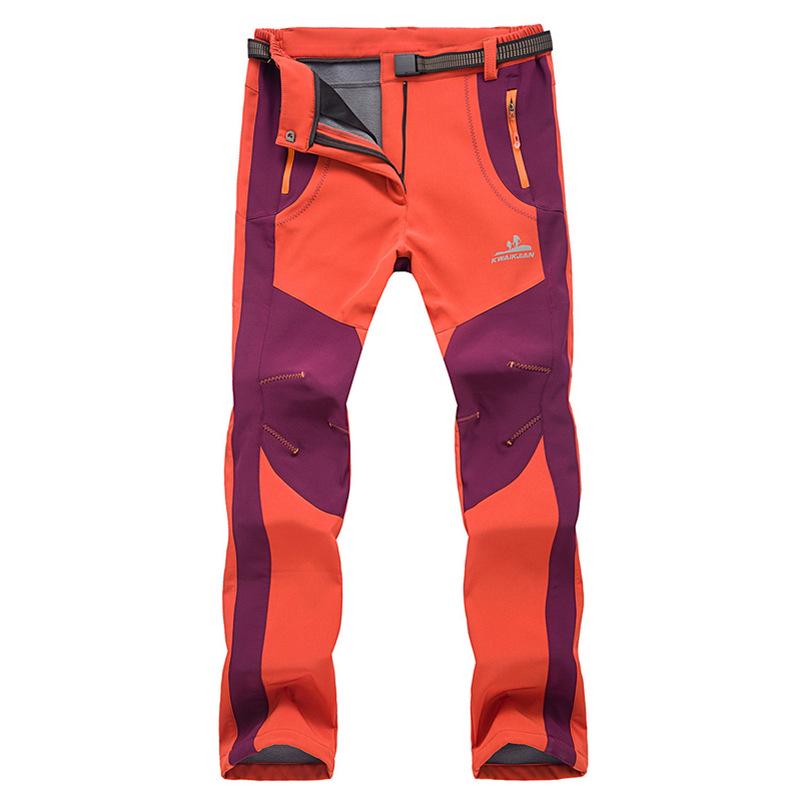 New Unisex Autumn/Winter Windproof Fleece Softshell Pants - Warm, Thickened Outdoor Mountain Gear