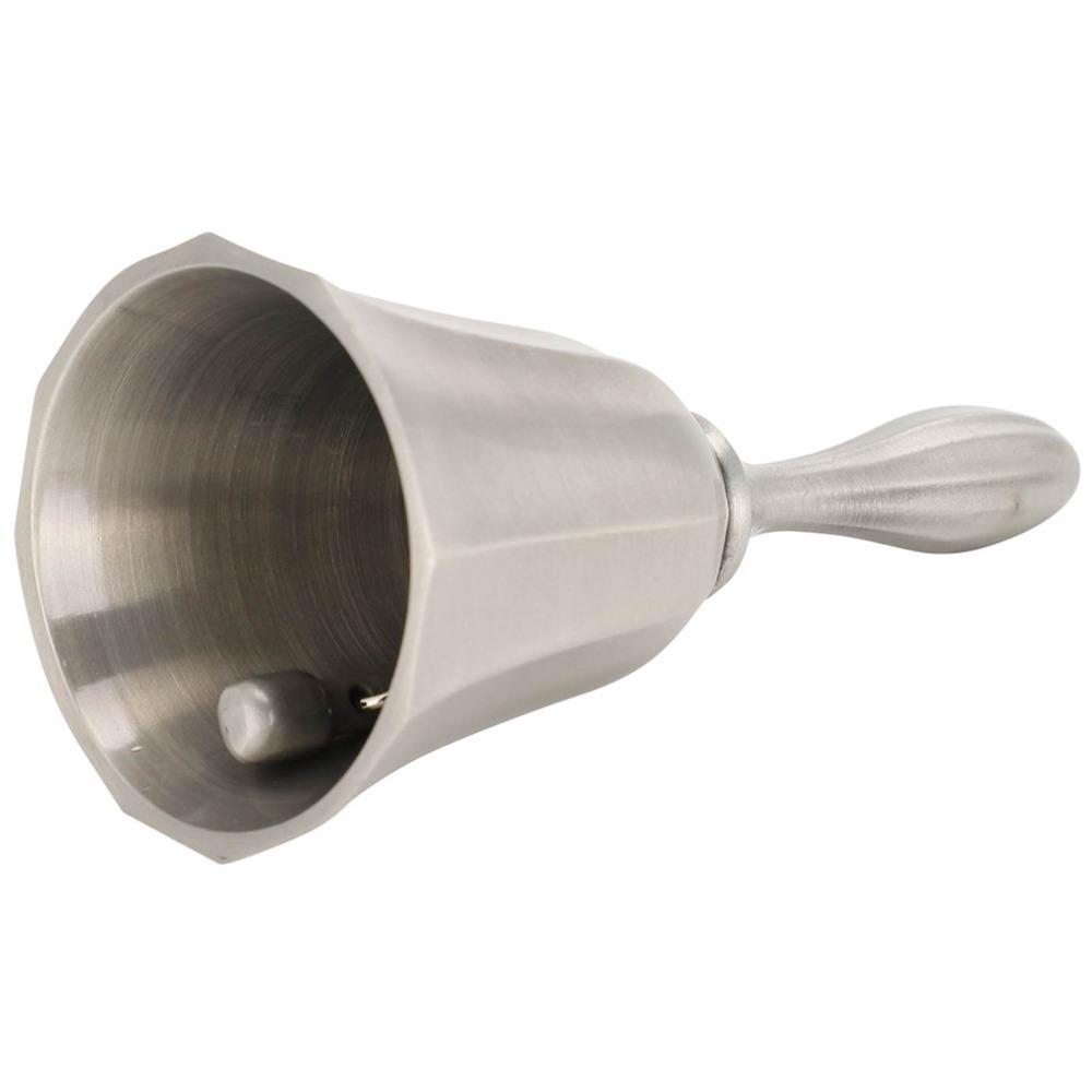 Antique Finish Dinner Bell Tin Wedding Bell Handbells Hand Call Bell For Restaurant