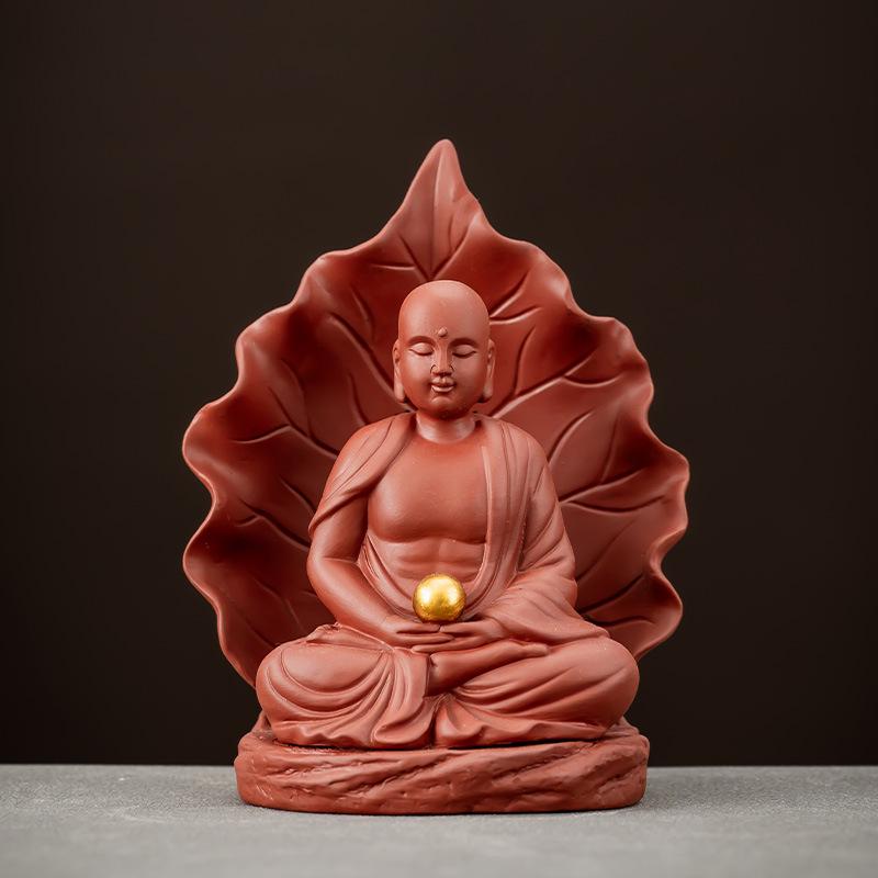 

Изысканный чайный фильтр из фиолетовой глины в форме листа Бодхи - Привлекательный аксессуар для чая Кунг-фу для дома и офиса