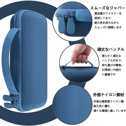 (Case Only) JBL GRIP Bluetooth Speaker Portable Storage Case, Blue - co2CREA